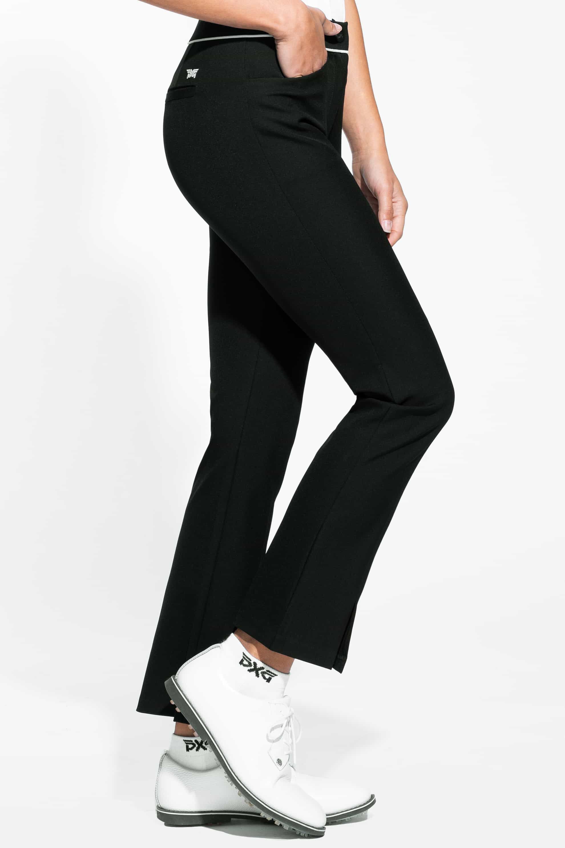 Women's Front Slit Golf Pants Black | Shop the Highest